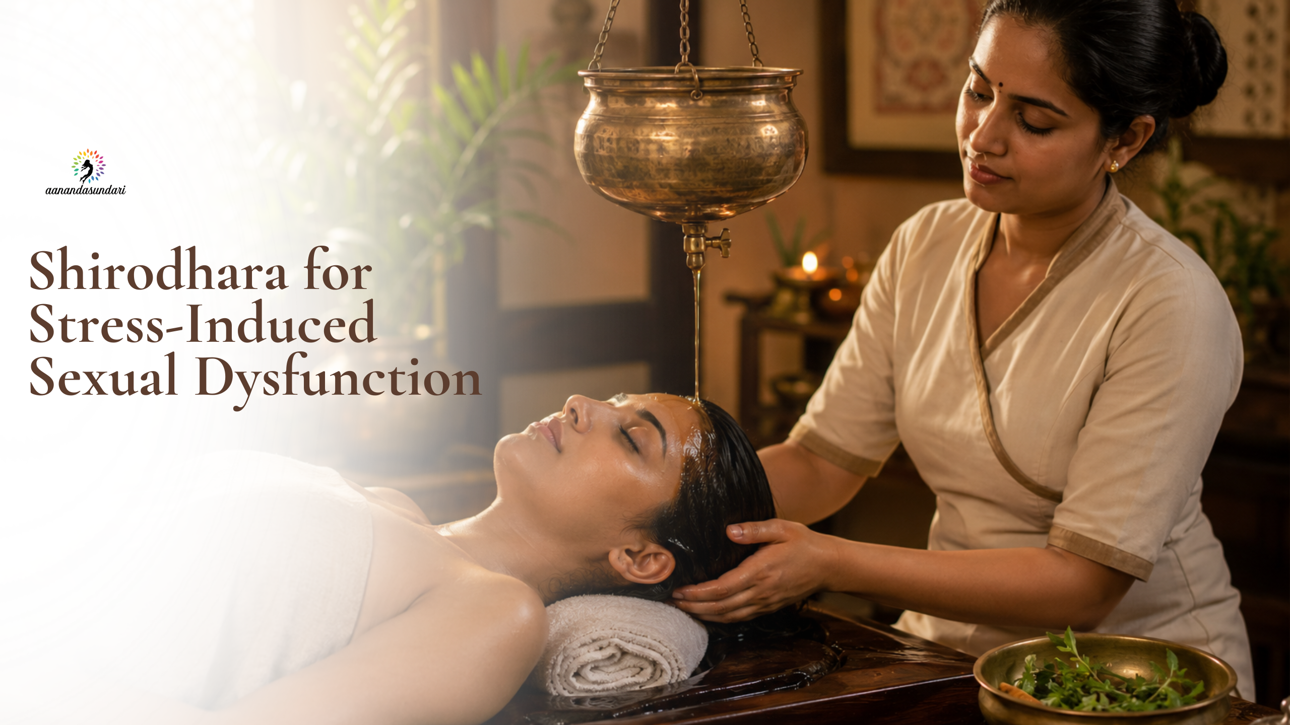 Shirodhara for Stress-Induced Sexual Dysfunction